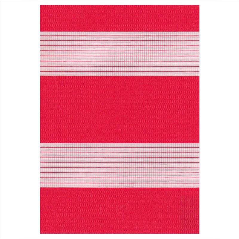 ZS213 Double Ρόλερ Ρυθμιζόμενης Σκίασης 'Zebra' Κόκκινο