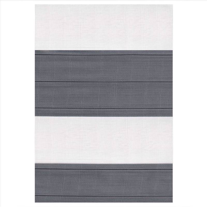 ZT311 Double Ρόλερ Ρυθμιζόμενης Σκίασης 'Zebra' Γκρι