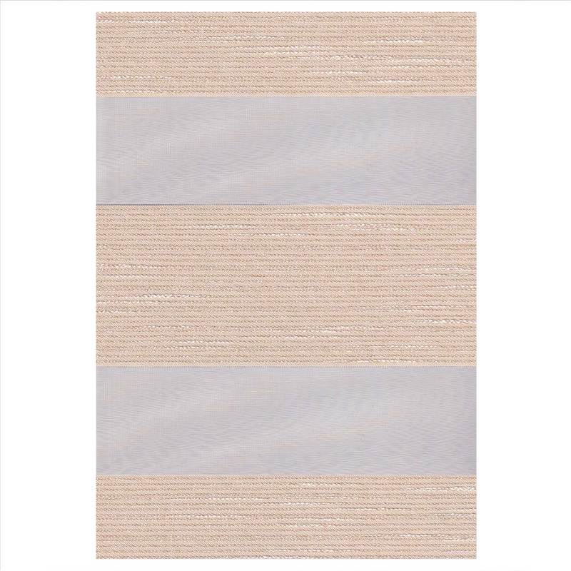 ZX247 Double Ρόλερ Ρυθμιζόμενης Σκίασης 'Zebra' Μπεζ Ρί