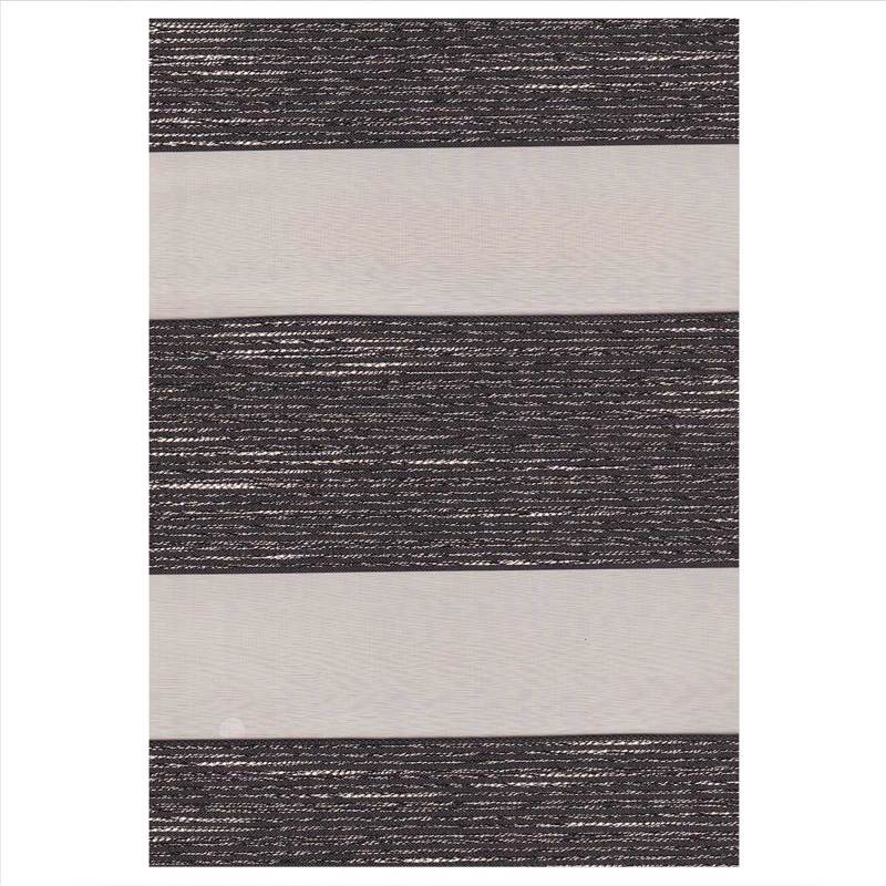 ZX249 Double Ρόλερ Ρυθμιζόμενης Σκίασης 'Zebra' Καφέ με