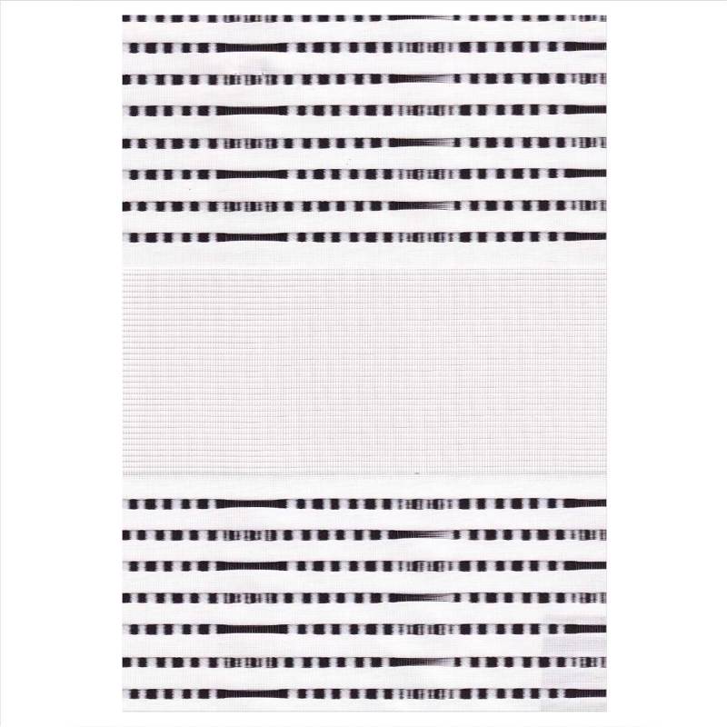 ZK255 Double Ρόλερ Ρυθμιζόμενης Σκίασης 'Zebra' Ριγέ Λε