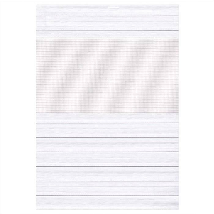 ZP263 Double Roler Ruthmizomenis Skiasis 'Zebra' Lefko me Pietes