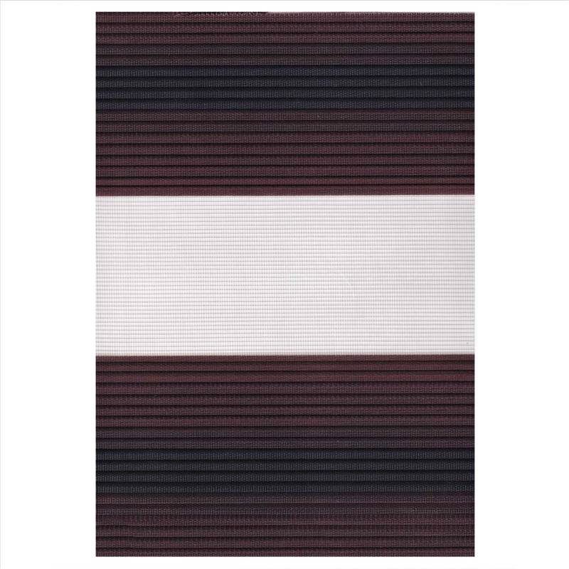 ZP273 Double Ρόλερ Ρυθμιζόμενης Σκίασης 'Zebra' Μαύρο/Κ