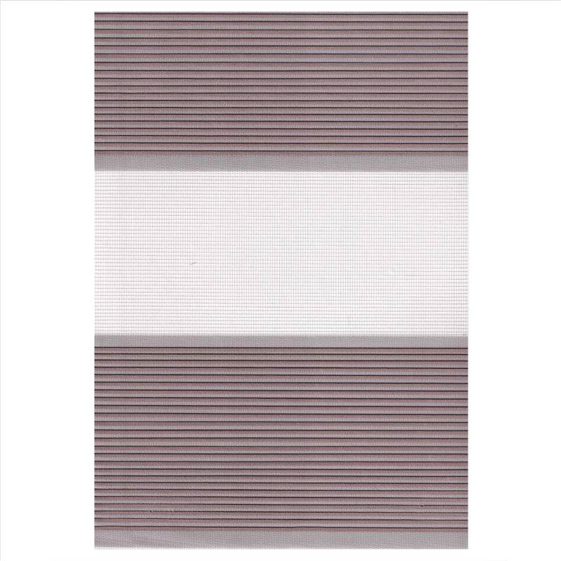 ZP304 Double Ρόλερ Ρυθμιζόμενης Σκίασης 'Zebra' Μπεζ/Κα