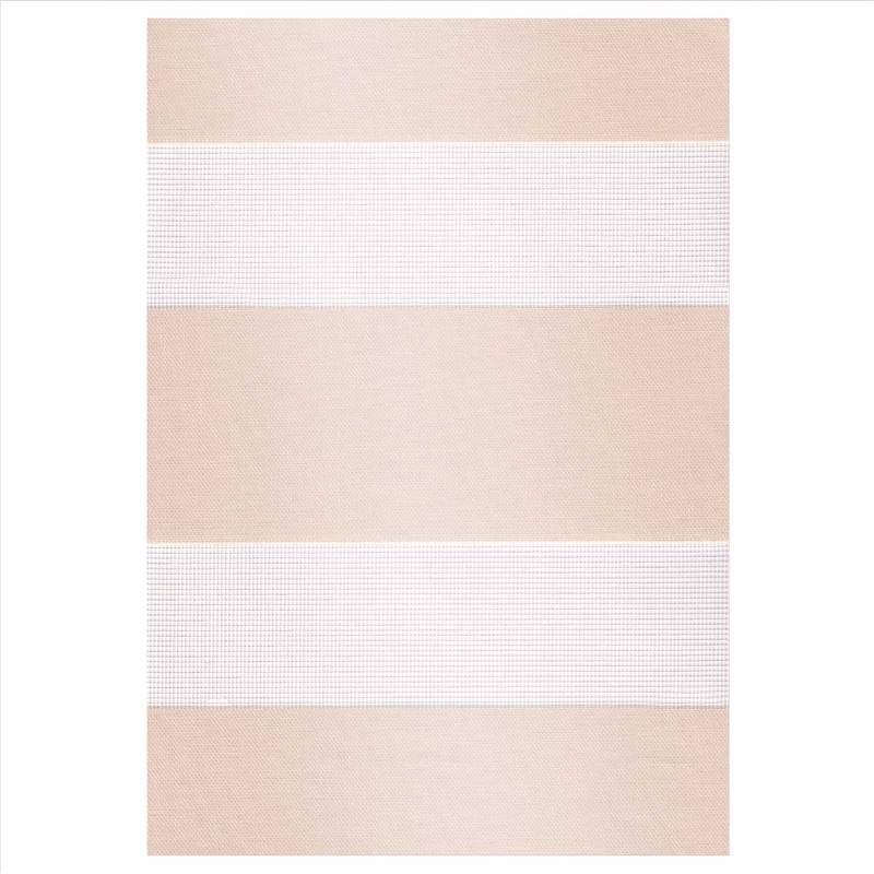 Κουρτίνες, στόρια agiovlasitishome - ΣΗΜΑΝΤΙΚΟ: Σε περίπτωση διαφοράς τιμής από το κατάστημα ισχύει παντα και μόνο η τιμή του καταστήματος ZS277 Double Ρόλερ Ρυθμιζόμενης Σκίασης 'Zebra' Μπεζ