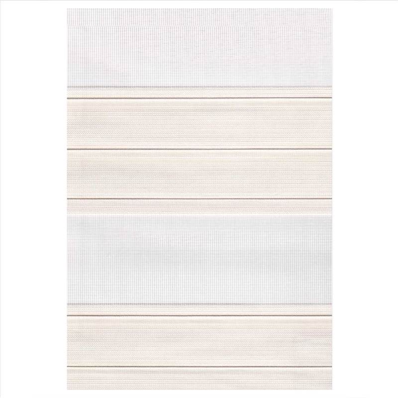 ZT310 Double Ρόλερ Ρυθμιζόμενης Σκίασης 'Zebra' Εκρού