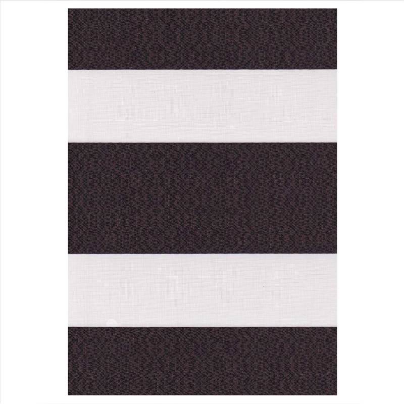 Κουρτίνες, στόρια agiovlasitishome - ΣΗΜΑΝΤΙΚΟ: Σε περίπτωση διαφοράς τιμής από το κατάστημα ισχύει παντα και μόνο η τιμή του καταστήματος ZΧ246 Double Ρόλερ Ρυθμιζόμενης Σκίασης 'Zebra' Μαύρο/Κ