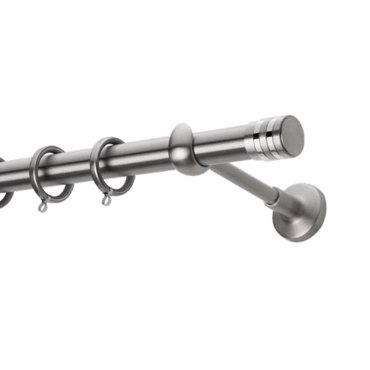 Κουρτινόξυλο φ25 inox riga