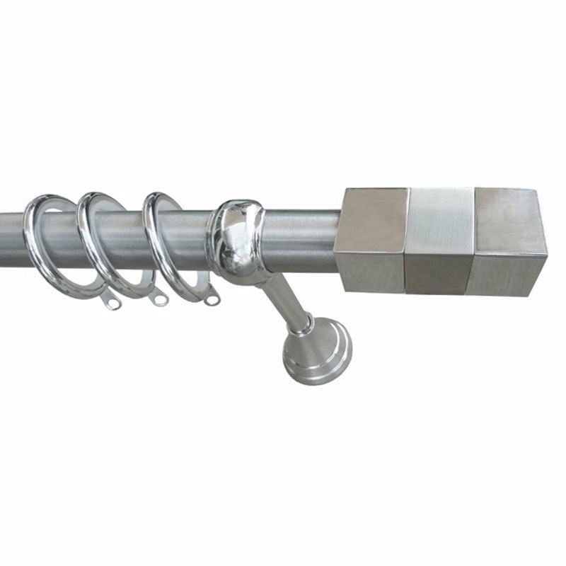 Agiovlasitishome - ΣΗΜΑΝΤΙΚΟ: Σε περίπτωση διαφοράς τιμής από το κατάστημα ισχύει παντα και μόνο η τιμή του καταστήματος Κουρτινόξυλο φ25 inox κύβος