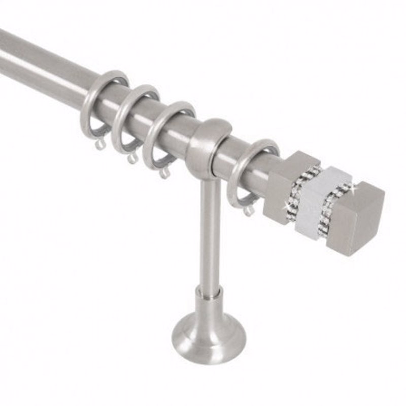 Agiovlasitishome - ΣΗΜΑΝΤΙΚΟ: Σε περίπτωση διαφοράς τιμής από το κατάστημα ισχύει παντα και μόνο η τιμή του καταστήματος Κουρτινόξυλο φ35 Inox m.Lego Strass