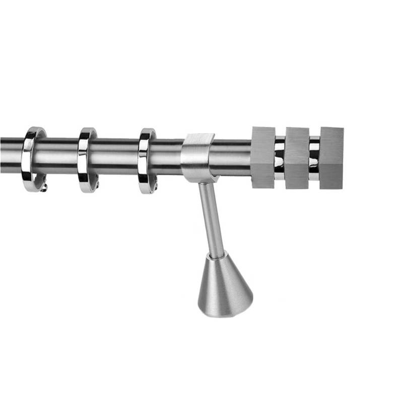 Κουρτινόξυλο φ25 inox Ολυμπία