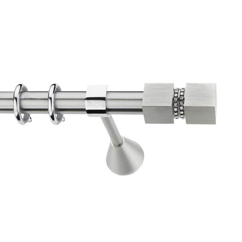 Κουρτινόξυλο φ25 inox Ερατώ Strass