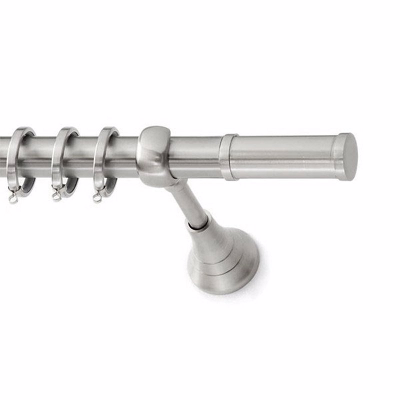 Agiovlasitishome - ΣΗΜΑΝΤΙΚΟ: Σε περίπτωση διαφοράς τιμής από το κατάστημα ισχύει παντα και μόνο η τιμή του καταστήματος Κουρτινόξυλο Φ25 Inox KS209