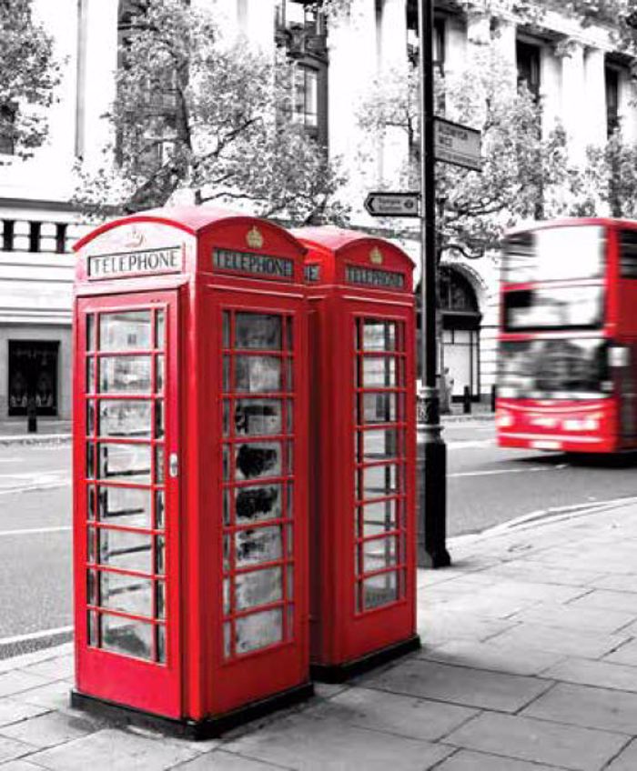 ROLER ME PsIFIAKI EKTuPOSI 'LONDON TELEPHONE BOOTH' E242