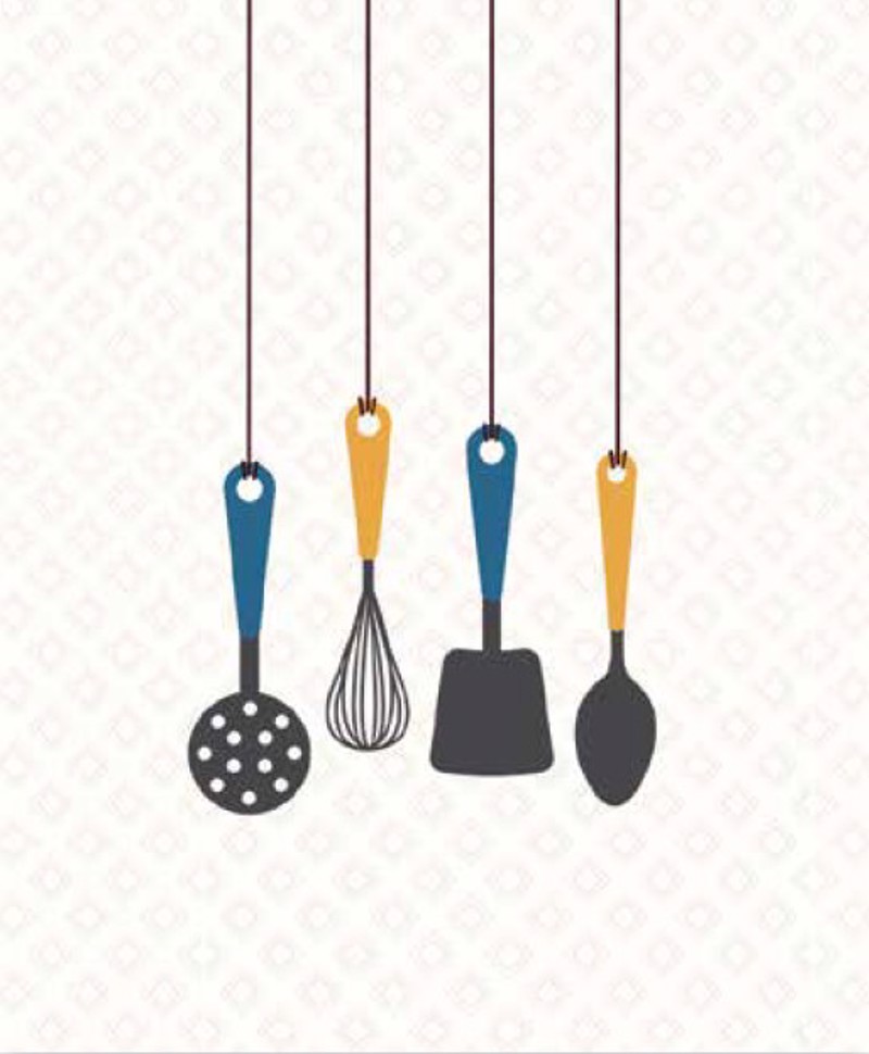 Ρόλερ με Ψηφιακή Εκτύπωση ''Kitchenware'' E304