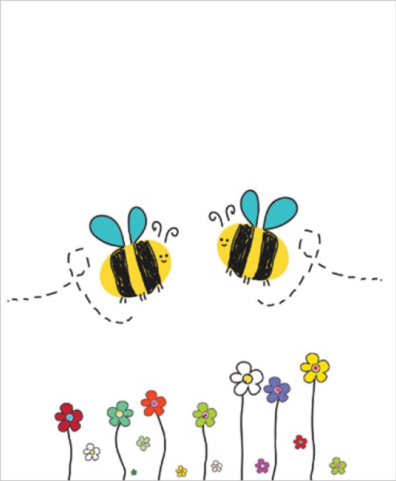 Ρόλερ με Ψηφιακή Εκτύπωση 'Μελισσούλες' E329