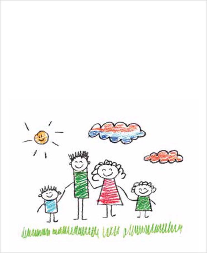 Ρόλερ με Ψηφιακή Εκτύπωση 'Happy Family' E336