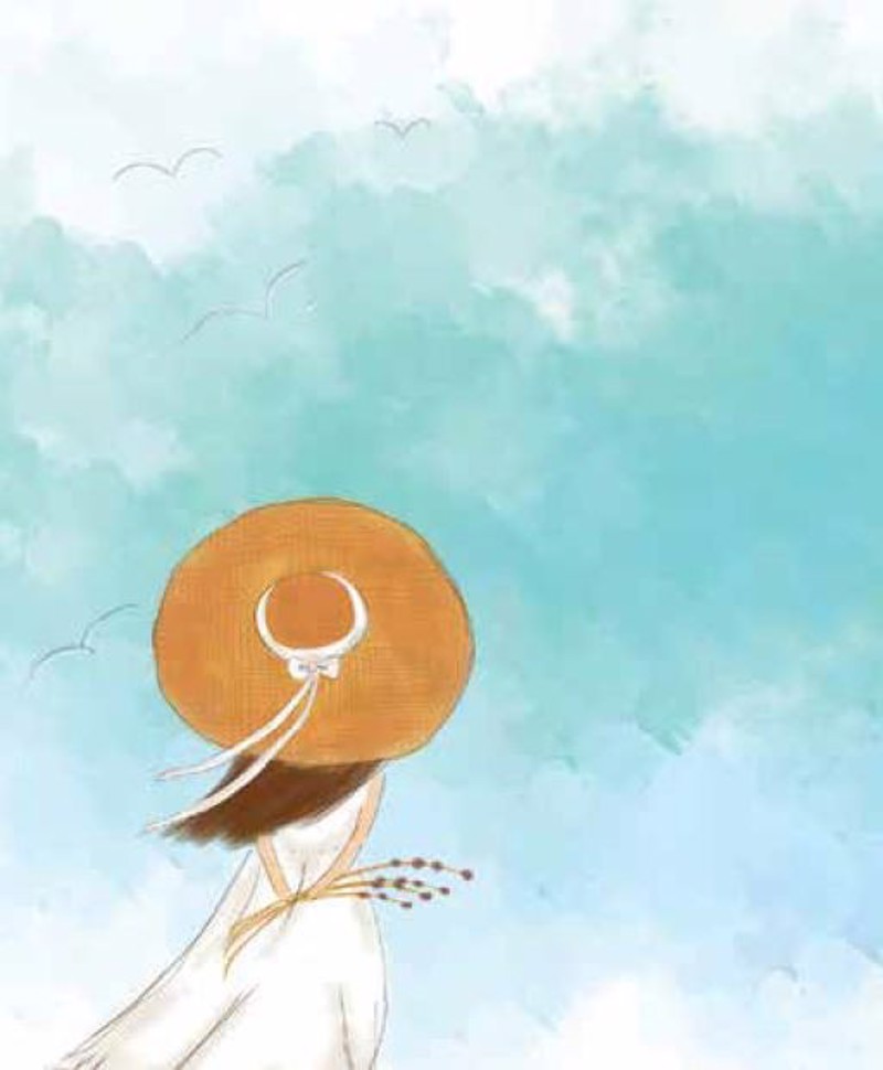 Ρόλερ με Ψηφιακή Εκτύπωση 'Gazing At The Sky' E345