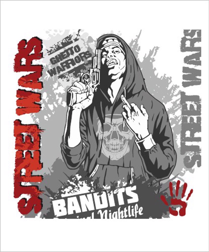 Ρόλερ με Ψηφιακή Εκτύπωση 'Street Wars' E368