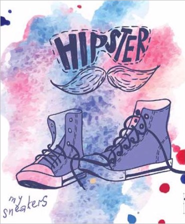 Ρόλερ με Ψηφιακή Εκτύπωση 'Hipster Fashion' E383