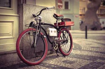 Ρόλερ με Ψηφιακή Εκτύπωση Ποδήλατο 'Velo Dans La Ville' E443