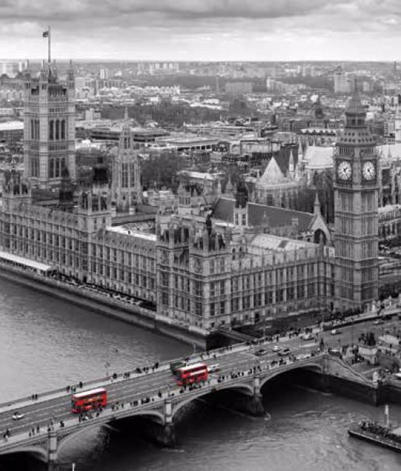 Ρόλερ με Ψηφιακή Εκτύπωση 'London Aerial View' E501