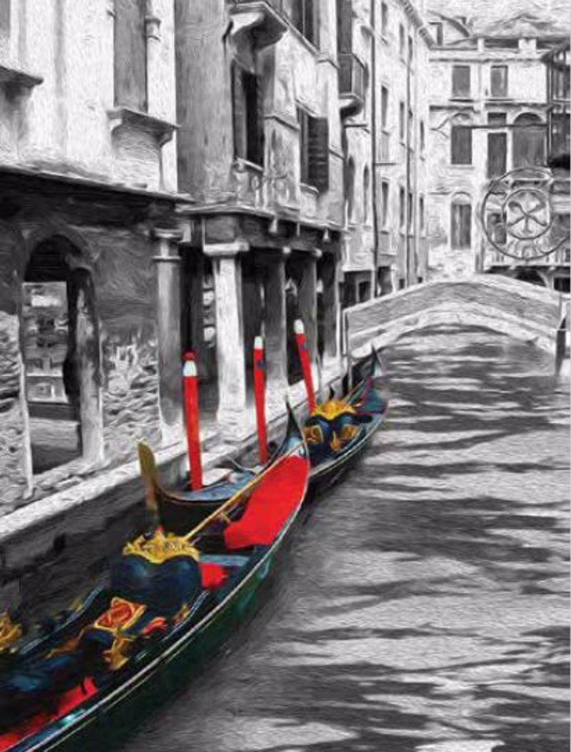 Anartisi - ΣΗΜΑΝΤΙΚΟ: Σε περίπτωση διαφοράς τιμής από το κατάστημα ισχύει παντα και μόνο η τιμή του καταστήματος Ρόλερ με Ψηφιακή Εκτύπωση 'Venetian Gondolas' E503