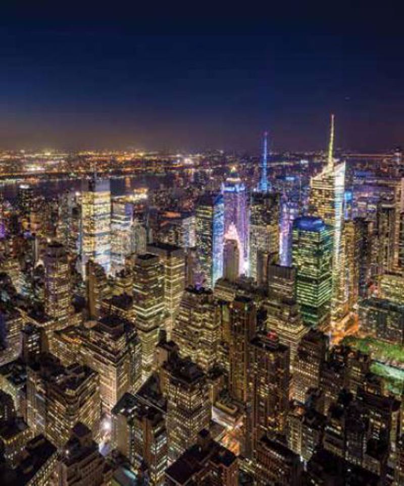 Ρόλερ με Ψηφιακή Εκτύπωση 'Night In New York' E514