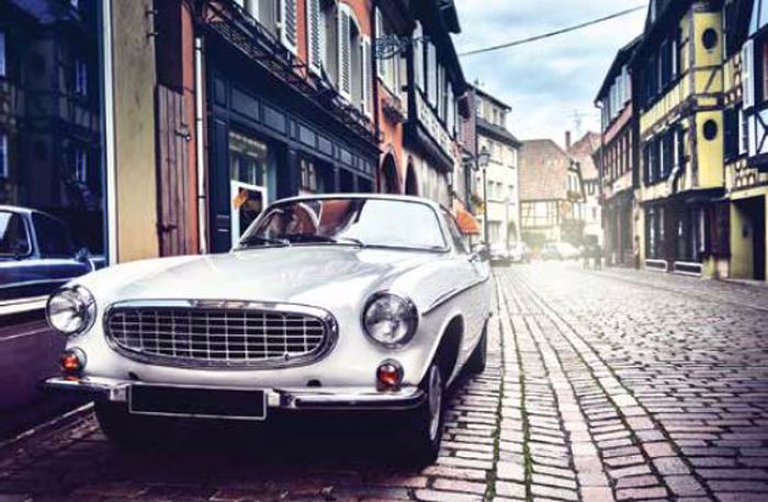 Roler me Psifiaki Ektuposi 'Vintage Car' E523