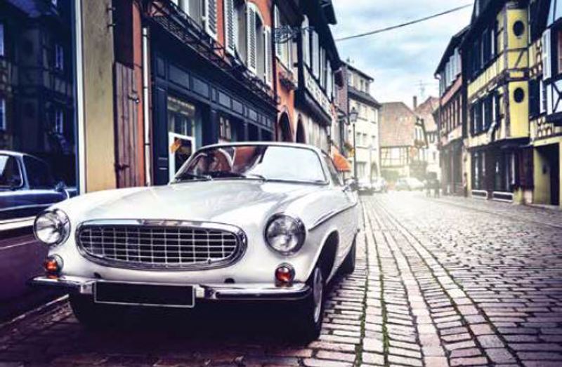 Ρόλερ με Ψηφιακή Εκτύπωση 'Vintage Car' E523