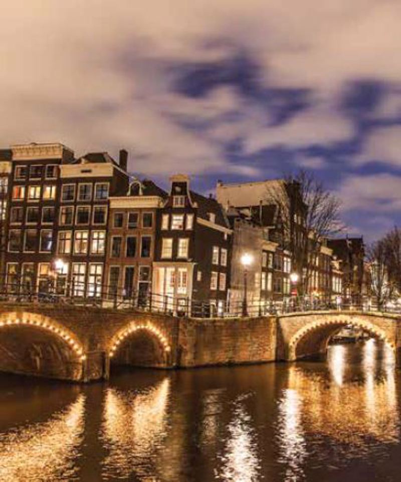 Ρόλερ με Ψηφιακή Εκτύπωση 'Amsterdam Canals' E533