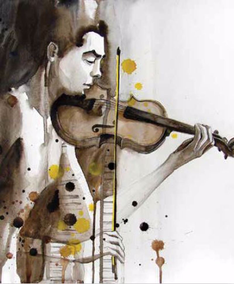 Κουρτίνες, στόρια agiovlasitishome - ΣΗΜΑΝΤΙΚΟ: Σε περίπτωση διαφοράς τιμής από το κατάστημα ισχύει παντα και μόνο η τιμή του καταστήματος Ρόλερ με Ψηφιακή Εκτύπωση 'Violinist' E566