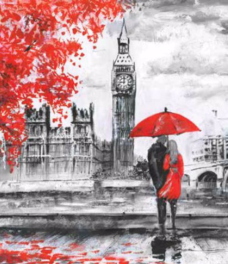 Anartisi - ΣΗΜΑΝΤΙΚΟ: Σε περίπτωση διαφοράς τιμής από το κατάστημα ισχύει παντα και μόνο η τιμή του καταστήματος Ρόλερ με Ψηφιακή Εκτύπωση Λονδίνο 'Valentine'S Day' E56