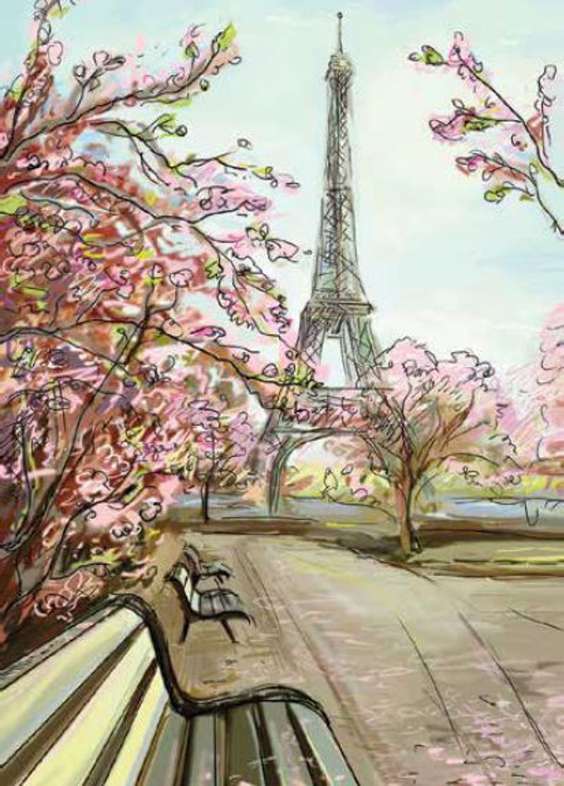 Κουρτίνες, στόρια agiovlasitishome - ΣΗΜΑΝΤΙΚΟ: Σε περίπτωση διαφοράς τιμής από το κατάστημα ισχύει παντα και μόνο η τιμή του καταστήματος Ρόλερ με Ψηφιακή Εκτύπωση 'Spring In Paris' E576