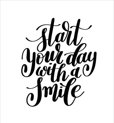 Ρόλερ με Ψηφιακή Εκτύπωση 'Start Your Day With A Smile' E585