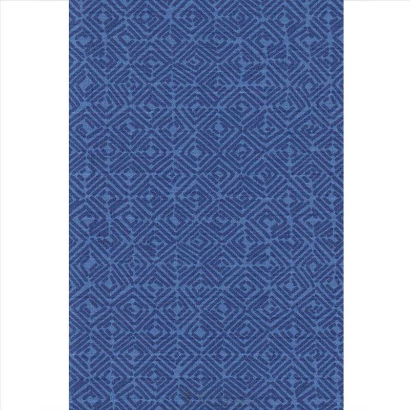 Elite Blinds Ρόλερ Μερικής Σκίασης Γαλάζιο με Μπλε Ρόμβ