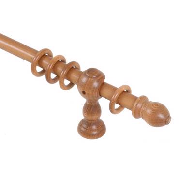 Μελί Ξύλινο Φ30 κλασσικό κουρτινόξυλο