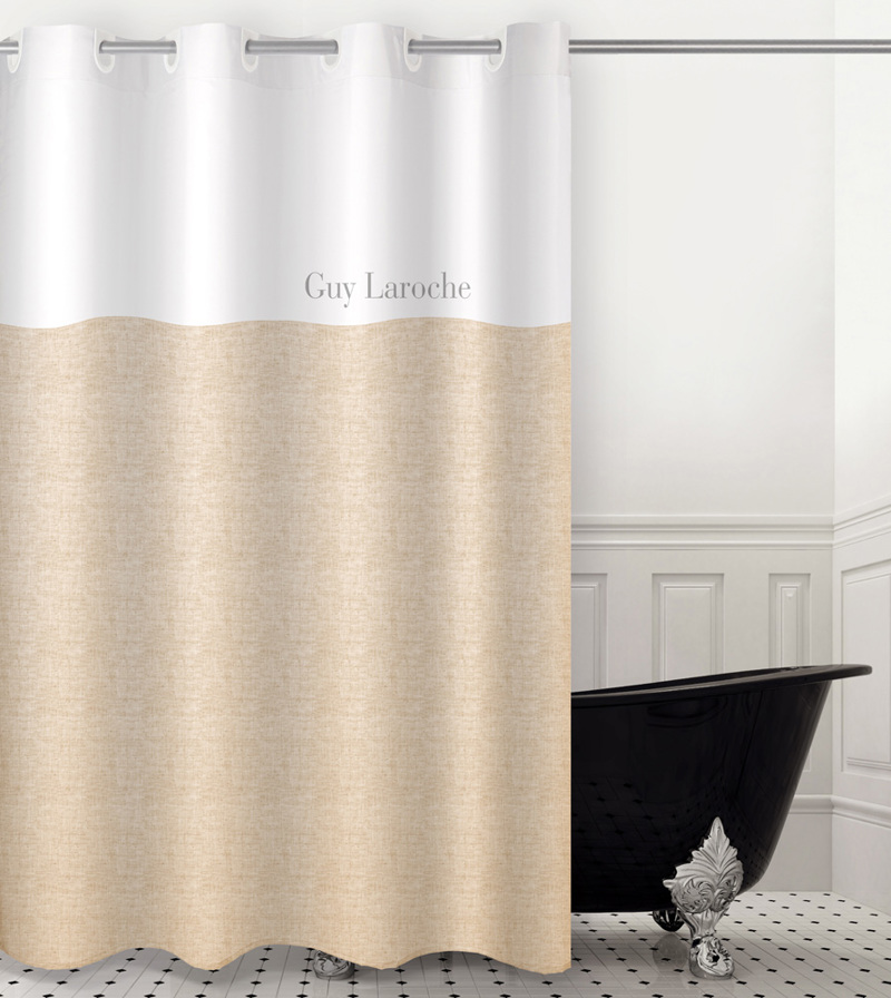 GUY LAROCHE Υφασμάτινη Κουρτίνα Μπάνιου 180X190 Finesse Golden