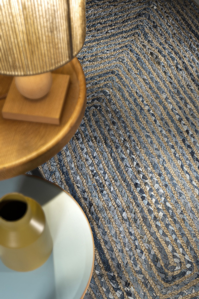 Guy Laroche Xali 60X130EK (50% Cotton - 50%Jute) Rugget Denim