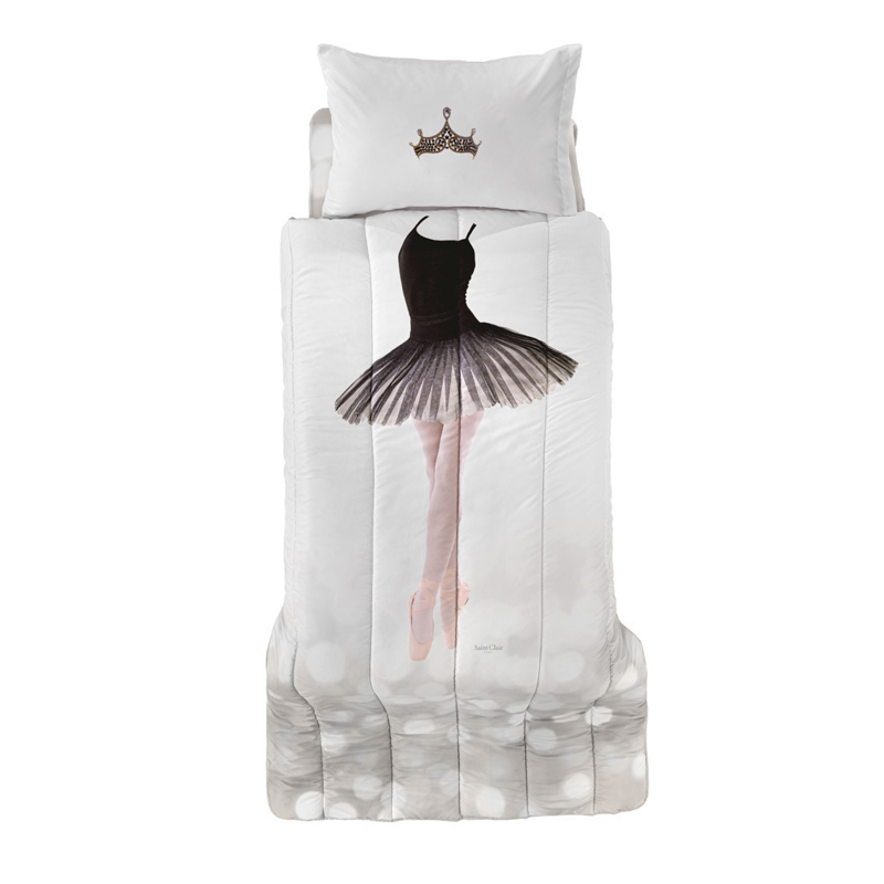 Saint Clair Κουβερλί Μονό 160Χ230 Σετ 2 Τεμαχίων Ballet Suede