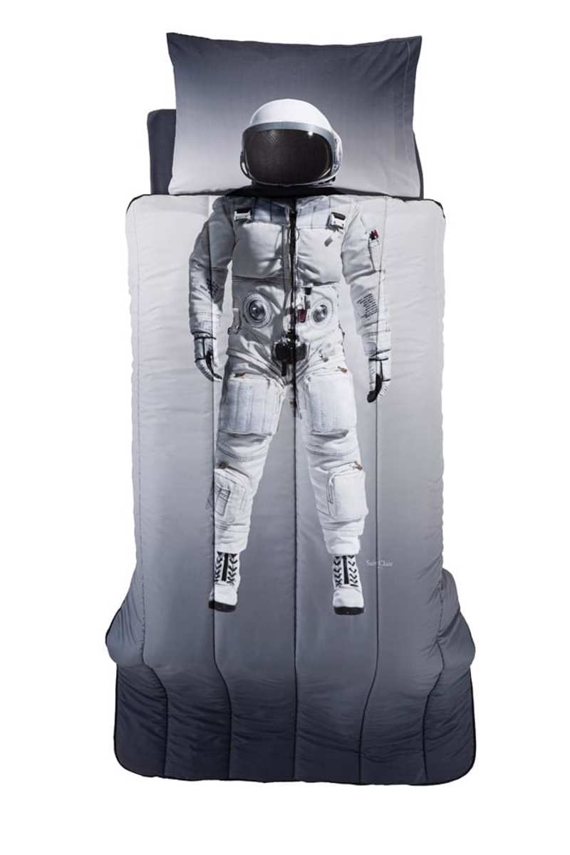 Saint Clair Κουβερλί Μονό 160Χ230 Σετ 2 Τεμαχίων Space Suede