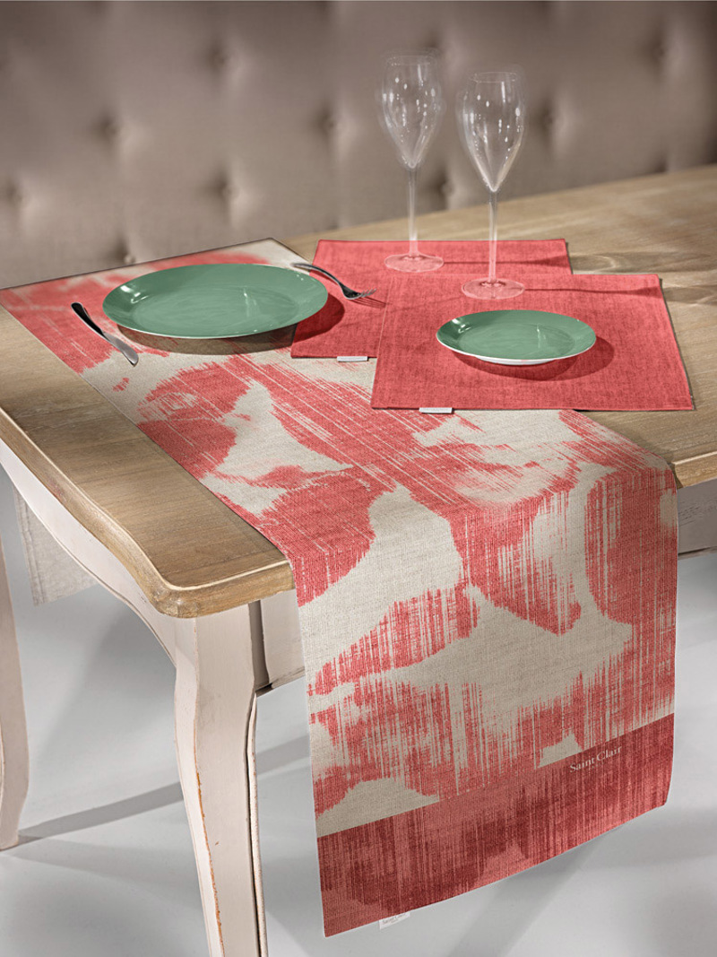 Τραπεζομάντηλα agiovlasitishome - ΣΗΜΑΝΤΙΚΟ: Σε περίπτωση διαφοράς τιμής από το κατάστημα ισχύει παντα και μόνο η τιμή του καταστήματος SAINT CLAIR Runner 2036 Granate 40Χ160