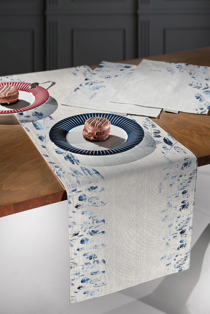 Τραπεζομάντηλα agiovlasitishome - ΣΗΜΑΝΤΙΚΟ: Σε περίπτωση διαφοράς τιμής από το κατάστημα ισχύει παντα και μόνο η τιμή του καταστήματος SAINT CLAIR Runner 2039 Denim 40Χ160