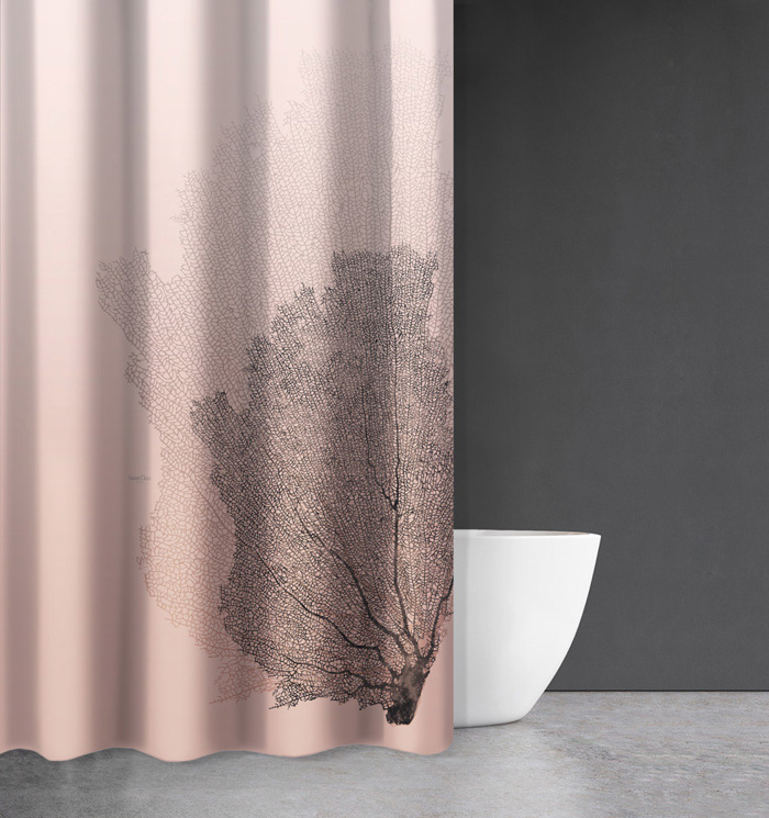 Kourtina Baniou 180X200 Saint Clair Sea Water Des 621 Old Pink