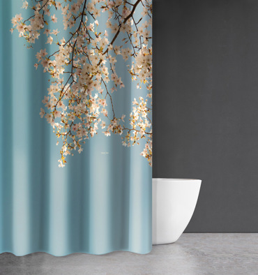 ΚΟΥΡΤΙΝΑ ΜΠΑΝΙΟΥ 180X200 SAINT CLAIR ZEN BODY DES 814