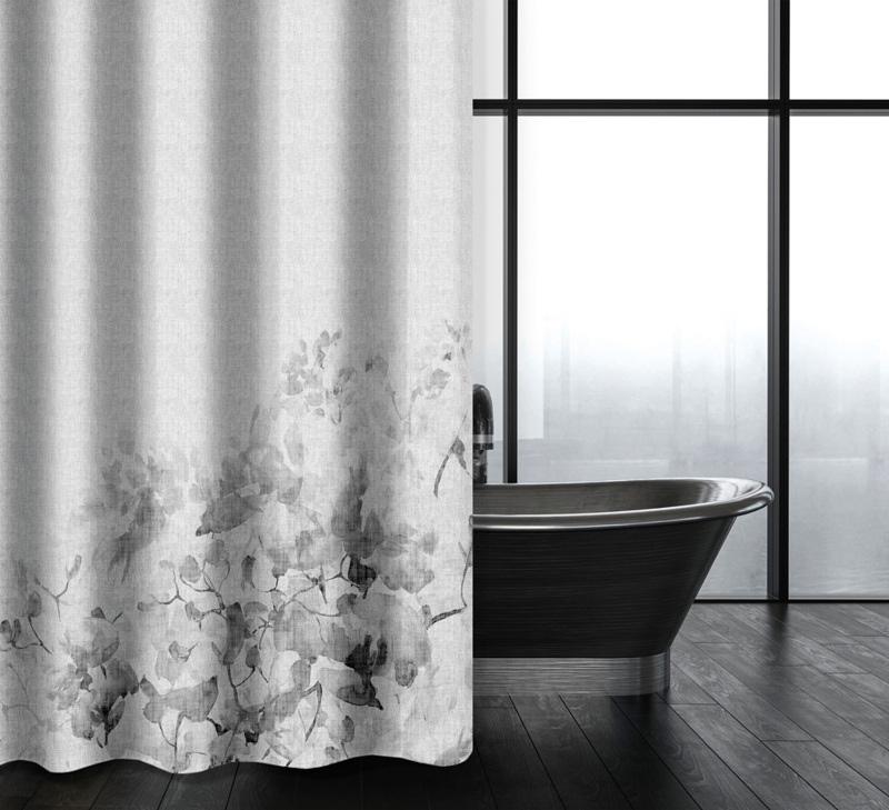 Saint Clair - ΣΗΜΑΝΤΙΚΟ: Σε περίπτωση διαφοράς τιμής από το κατάστημα ισχύει παντα και μόνο η τιμή του καταστήματος Κουρτίνα Μπάνιου 180Χ200 Saint Clair Abstract Des 114 S