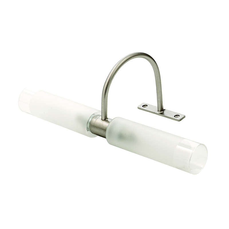 INLIGHT ΑΠΛΙΚΑ ΜΠΑΝΙΟΥ ΓΥΑΛΙΝΗ ΜΕΤΑΛΛΙΚΗ ΝΙΚΕΛ ΜΑΤ 2 x 