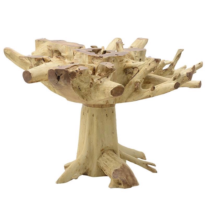 INART ΤΡΑΠΕΖΑΡΙΑ ΞΥΛΙΝΗ NATURAL 120X120X76 3-50-557-0022
