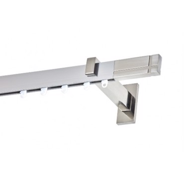 Σιδηρόδρομος flat αλουμινίου CHICAGO μονός νίκελ σατινέ