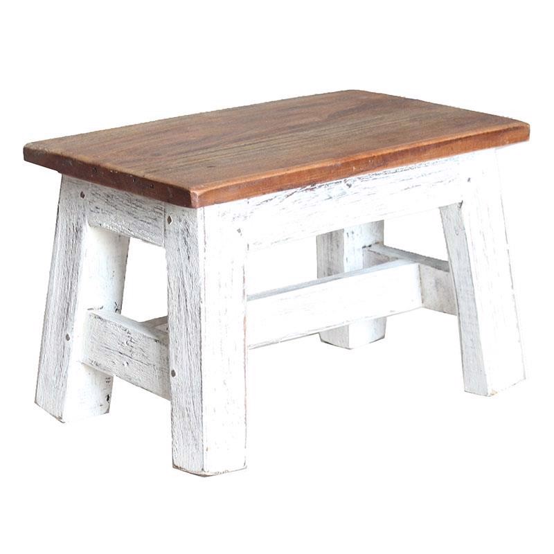 INART ΣΚΑΜΠΟ ΞΥΛΙΝΟ ΛΕΥΚΟ NATURAL 30X20X20 3-50-521-0014